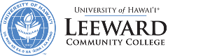 Leeward Community College seal and nameplate